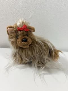 昭和レトロ ヨークシャーテリア 犬 ぬいぐるみ ヨーキー レトロ