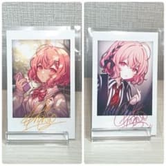 【jack jack様専用ページ】 なるせちゃんのチェキ風カード 色つきサイン入のサムネイル