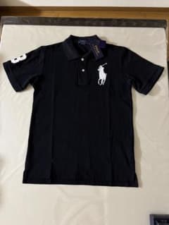 Polo Ralph Lauren 黒 ポロシャツ M 短丈 Polo Ralph Lauren 黒 ポロシャツ M 短丈 - メルカリ