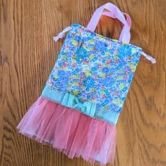 上靴袋☆チュール☆巾着タイプのサムネイル
