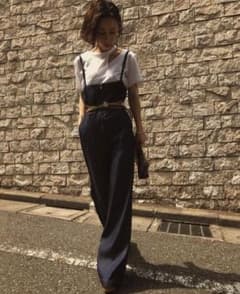 レースアップデニムパンツのサムネイル