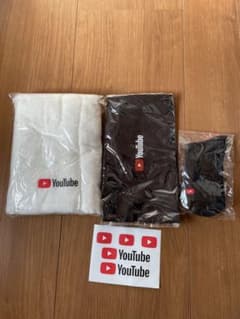 新品、YouTube グッズ タオル 靴下 トートバッグ ステッカー ソックスのサムネイル