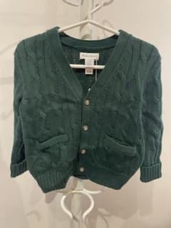 Ralph Lauren カーディガン グリーン 18Mのサムネイル