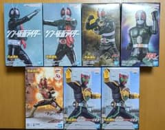 【エコメルカリ便】英雄勇像　仮面ライダー　フィギュア　６種７体セット エコメルカリ便】英雄勇像 仮面ライダー フィギュア 6種7体セット