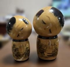 こけし 2体セット 郷土玩具 昭和レトロ - メルカリ