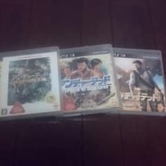 ps3 アンチャーテッド3本セット！のサムネイル