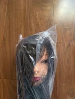 黒ロングウィッグ 未使用のサムネイル