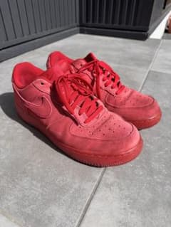 Nike Air Force 1 RED スエードVintag y2k 26.5のサムネイル