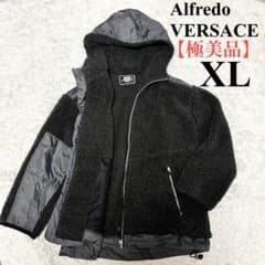 極美品】アルフレッドヴェルサーチ フリース グレー フード アーカイブ 