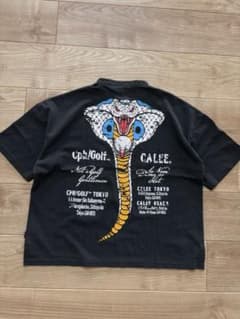 キャリー x キャプテンズヘルム ゴルフ ヘンリーネック コブラ tシャツ