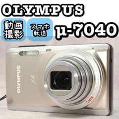 OLYMPUS μ-7040❤️スマホ転送 動作確認済 オリンパス シルバー OLYMPUS μ-7040 ❤️動作確認済 スマホ転送 シルバー オリンパス