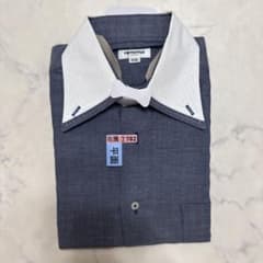 renoma ダークブルー ビジネスシャツのサムネイル