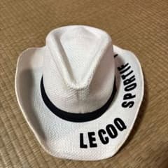 LE COQ SPORTIF 麦わら帽子 ホワイト