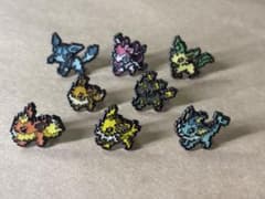 イーブイドットコレクション ピアス ポケモン ブイズ ゲームドットシリーズ」にイーブイたちが登場！ それぞれの