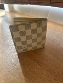 yLouis Vuitton チェック柄 二つ折り財布 ルイ・ヴィトン チェック柄 二つ折り財布 - メルカリ