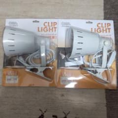 ★値下★クリップライト&電球　2セットのサムネイル