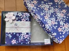 桜柄　バスタオル１枚のサムネイル