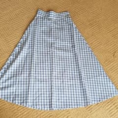 ギンガムチェック　ロングスカートのサムネイル