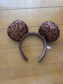 ディズニー カチューシャ スパンコール ブラウンのサムネイル