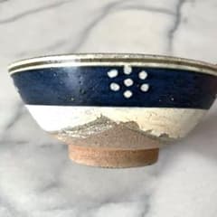 骨董 中国宋・磁州窯絵高麗平茶碗（カゲ）／絵高麗梅鉢文茶碗 飾鉢