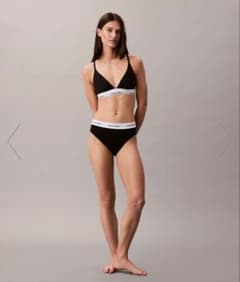 Calvin Klein ショーツ ハイウエスト ブラック Sのサムネイル