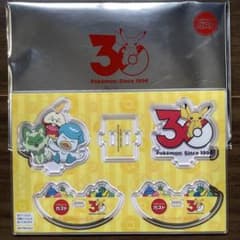 Gust Pokémon Swinging Acrylic Stand 30th Anniversary Paldea & Pikachu