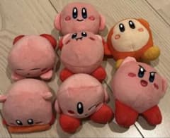 星のカービィ ぬいぐるみ マスコット 6点セットのサムネイル