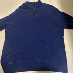 POLO RALPH LAUREN ヘンリーネック スウェット ネイビーのサムネイル