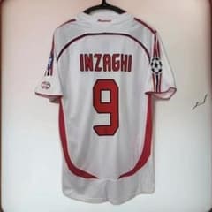 06-07 ACミラン INZAGHI 背番号9 チャンピオンズリーグシャツ - メルカリ