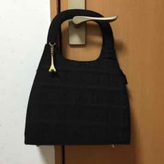 黒 ハンドバック Parisのサムネイル