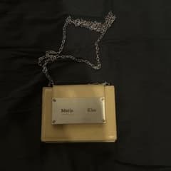 Matin Kim チェーンショルダーバッグ イエロー
