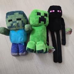 Thumbnail of Minecraft マインクラフト マイクラ BIGぬいぐるみセット