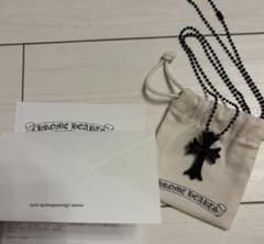 新色新品未使用 クロムハーツ シリコンネックレス ブラック グリッター