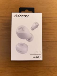 【匿名配送】ワイヤレスイヤホンVictor HA-A6Tホワイト【新品同様】のサムネイル