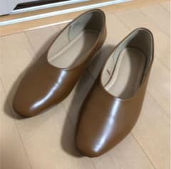 《23.5cm》キャメル フラットシューズのサムネイル