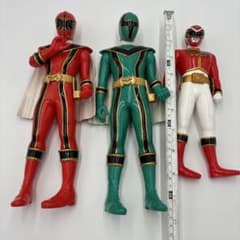 特撮・戦隊ヒーロー ソフビまとめ売り】ビッグサイズ・当時物セット