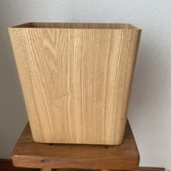 無印　木製　角型ごみ箱のサムネイル
