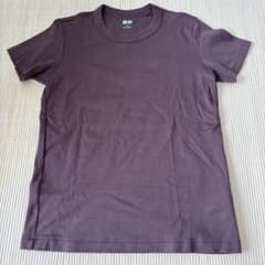 UNIQLO U クルーネックTシャツ ブラウン Mのサムネイル
