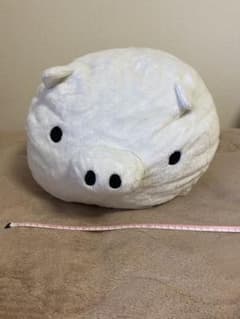 モノクロブー 白 BIGぬいぐるみのサムネイル