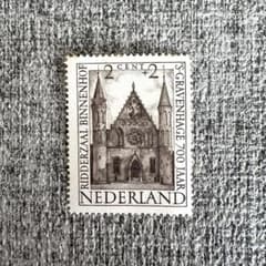 4217【未使用：海外切手(オランダ)】1948年 デン・ハーグ700周年 建物