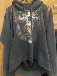 VETEMENTS Misplaced Skull Print Hoodieのサムネイル