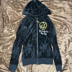 Exile Tribe 24karats ベロアパーカー ファイヤーパターンのサムネイル