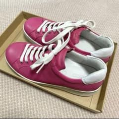 ecco ピンク　レザー　スニーカー　サイズ35のサムネイル