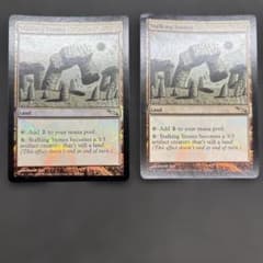 MTG 隠れ石　Stalking Stones Foil 2枚セットのサムネイル