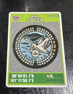 宮城県 迫川流域下水道 マンホールカードのサムネイル