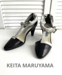 KEITA MARUYAMA Ribbon Bijou Pumps, Size 25cm