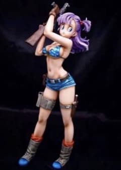 ドラゴンボール ブルマ フィギュア　リペイント作品のサムネイル