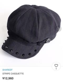 Shareef 帽子 スタッズキャスケットのサムネイル