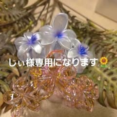 プルメリア 3連ヘアクリップ 2種セット ヘアクリップ 2種セット 4個setのサムネイル