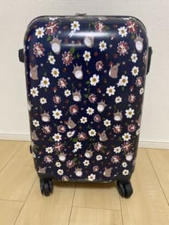 中古美品！傷あり レア⭐︎トトロ スーツケースS ネイビー となりのトトロ キャリーバック - メルカリ